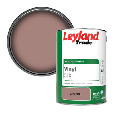 Leyland Trade Vinyl Silk Walls & Ceilings Emulsion Paint (4020-Y90R)5L from B&Q
