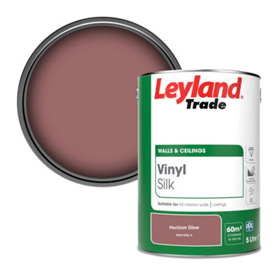 B&Q -  Vinyl Silk Walls & Ceilings Emulsion Paint Horizon Glow (Ppg1052-5)5L
