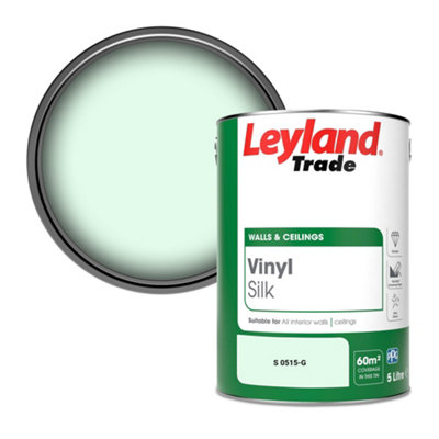 Leyland Trade Vinyl Silk Walls & Ceilings Emulsion Paint (S 0515-G)5L from B&Q