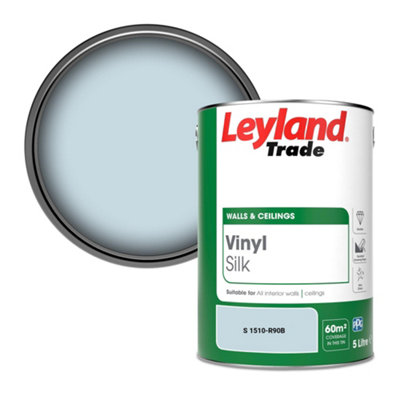Leyland Trade Vinyl Silk Walls & Ceilings Emulsion Paint (S 1510-R90B)5L from B&Q