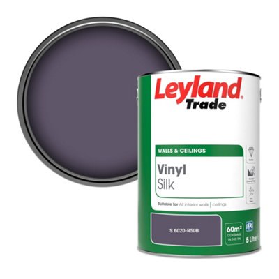 Leyland Trade Vinyl Silk Walls & Ceilings Emulsion Paint (S 6020-R50B)5L from B&Q