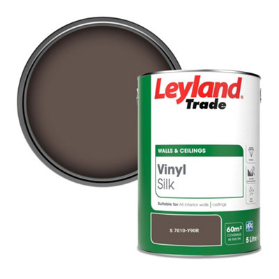 Leyland Trade Vinyl Silk Walls & Ceilings Emulsion Paint (S 7010-Y90R)5L from B&Q