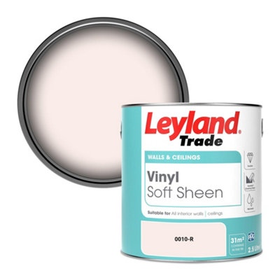 Leyland Trade Vinyl Soft Sheen Walls & Ceilings Emulsion Paint (0010-R)2.5L from B&Q