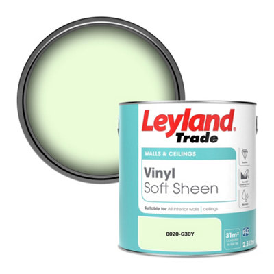 Leyland Trade Vinyl Soft Sheen Walls & Ceilings Emulsion Paint (0020-G30Y)2.5L from B&Q