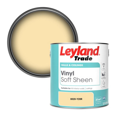 Leyland Trade Vinyl Soft Sheen Walls & Ceilings Emulsion Paint (0020-Y20R)2.5L from B&Q