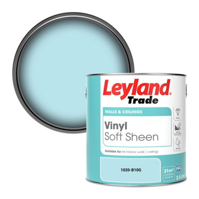 Leyland Trade Vinyl Soft Sheen Walls & Ceilings Emulsion Paint (1020-B10G)2.5L from B&Q