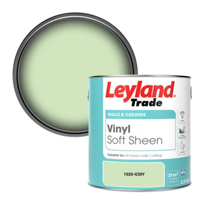 Leyland Trade Vinyl Soft Sheen Walls & Ceilings Emulsion Paint (1020-G30Y)2.5L from B&Q