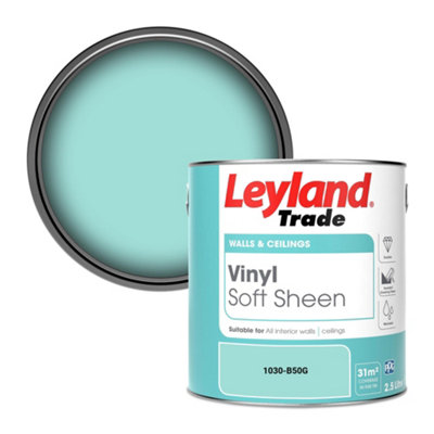 Leyland Trade Vinyl Soft Sheen Walls & Ceilings Emulsion Paint (1030-B50G)2.5L from B&Q