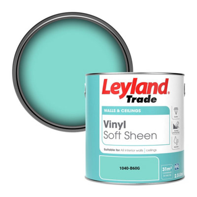 Leyland Trade Vinyl Soft Sheen Walls & Ceilings Emulsion Paint (1040-B60G)2.5L from B&Q