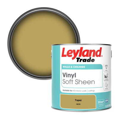 Leyland Trade Vinyl Soft Sheen Walls & Ceilings Emulsion Paint Topaz (10C35)2.5L from B&Q