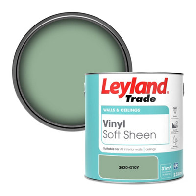 Leyland Trade Vinyl Soft Sheen Walls & Ceilings Emulsion Paint (3020-G10Y)2.5L from B&Q