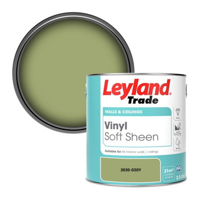 Leyland Trade Vinyl Soft Sheen Walls & Ceilings Emulsion Paint (3030-G50Y)2.5L from B&Q