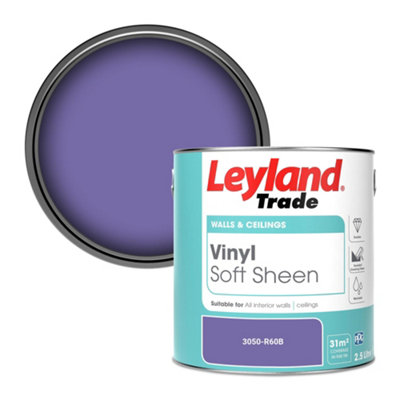 Leyland Trade Vinyl Soft Sheen Walls & Ceilings Emulsion Paint (3050-R60B)2.5L from B&Q