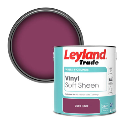 Leyland Trade Vinyl Soft Sheen Walls & Ceilings Emulsion Paint (3060-R30B)2.5L from B&Q