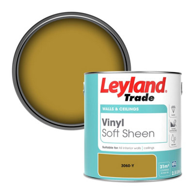 Leyland Trade Vinyl Soft Sheen Walls & Ceilings Emulsion Paint (3060-Y)2.5L from B&Q
