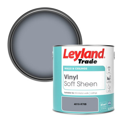 Leyland Trade Vinyl Soft Sheen Walls & Ceilings Emulsion Paint (4010-R70B)2.5L from B&Q