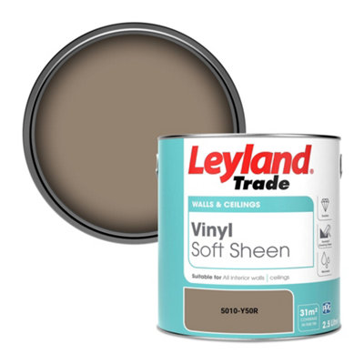 Leyland Trade Vinyl Soft Sheen Walls & Ceilings Emulsion Paint (5010-Y50R)2.5L from B&Q