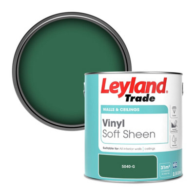Leyland Trade Vinyl Soft Sheen Walls & Ceilings Emulsion Paint (5040-G)2.5L from B&Q