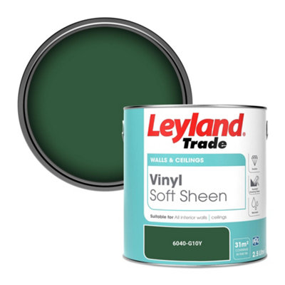 Leyland Trade Vinyl Soft Sheen Walls & Ceilings Emulsion Paint (6040-G10Y)2.5L from B&Q