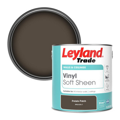 B&Q -  Vinyl Soft Sheen Walls & Ceilings Emulsion Paint Potato Patch (Ppg1076-7)2.5L