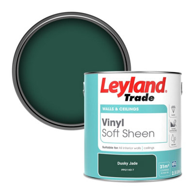 Leyland Trade Vinyl Soft Sheen Walls & Ceilings Emulsion Paint Dusky Jade (Ppg1143-7)2.5L from B&Q