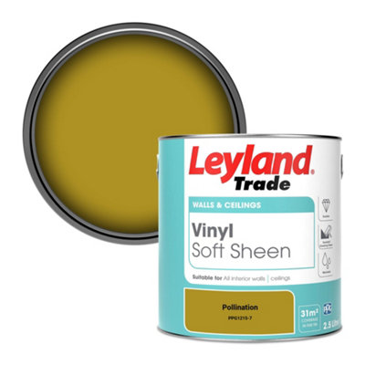 Leyland Trade Vinyl Soft Sheen Walls & Ceilings Emulsion Paint Pollination (Ppg1215-7)2.5L from B&Q