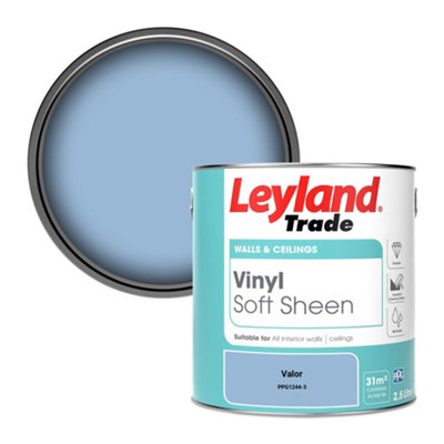 Leyland Trade Vinyl Soft Sheen Walls & Ceilings Emulsion Paint Valor (Ppg1244-3)2.5L from B&Q