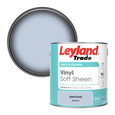 Leyland Trade Vinyl Soft Sheen Walls & Ceilings Emulsion Paint Sweet Emily (Ppg1245-3)2.5L from B&Q