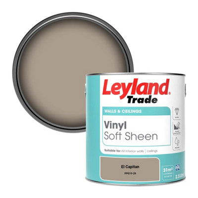 Leyland Trade Vinyl Soft Sheen Walls & Ceilings Emulsion Paint El Capitan (Ppg15-29)2.5L from B&Q