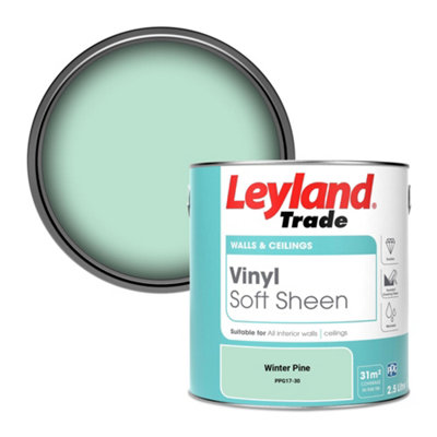 Leyland Trade Vinyl Soft Sheen Walls & Ceilings Emulsion Paint Winter Pine (Ppg17-30)2.5L from B&Q