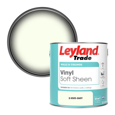 Leyland Trade Vinyl Soft Sheen Walls & Ceilings Emulsion Paint (S 0505-G60Y)2.5L from B&Q