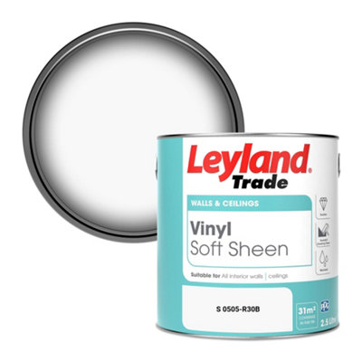 Leyland Trade Vinyl Soft Sheen Walls & Ceilings Emulsion Paint (S 0505-R30B)2.5L from B&Q