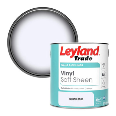 Leyland Trade Vinyl Soft Sheen Walls & Ceilings Emulsion Paint (S 0510-R50B)2.5L from B&Q