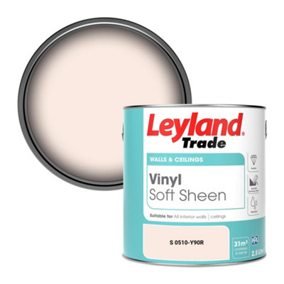 Leyland Trade Vinyl Soft Sheen Walls & Ceilings Emulsion Paint (S 0510-Y90R)2.5L from B&Q