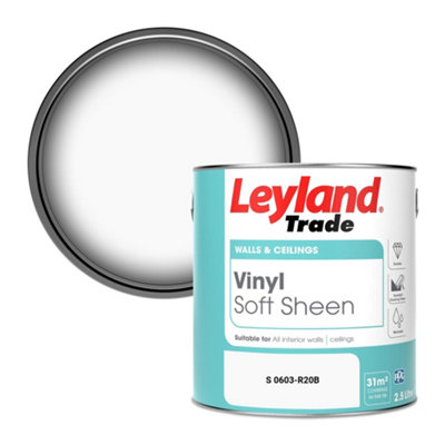 Leyland Trade Vinyl Soft Sheen Walls & Ceilings Emulsion Paint (S 0603-R20B)2.5L from B&Q