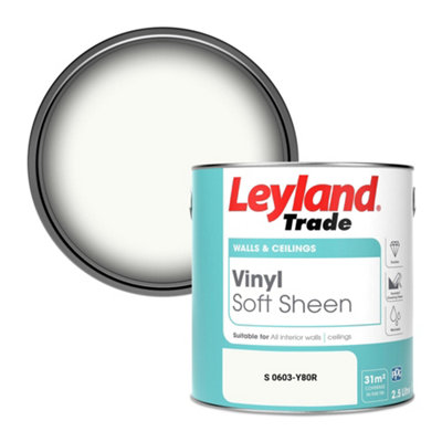 Leyland Trade Vinyl Soft Sheen Walls & Ceilings Emulsion Paint (S 0603-Y80R)2.5L from B&Q
