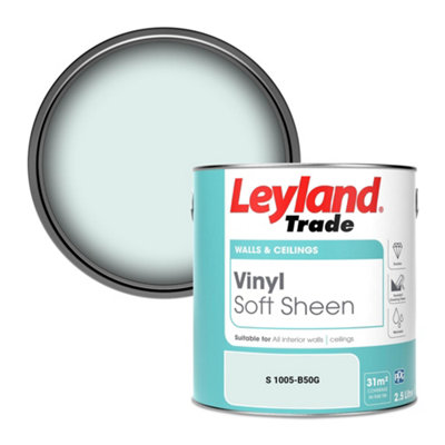 Leyland Trade Vinyl Soft Sheen Walls & Ceilings Emulsion Paint (S 1005-B50G)2.5L from B&Q