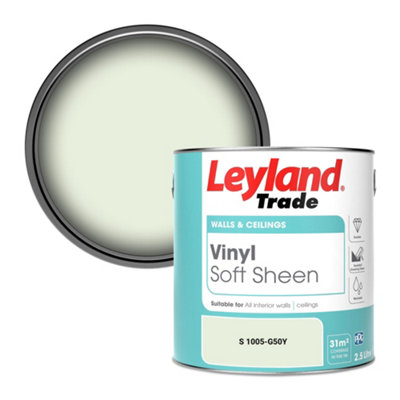 Leyland Trade Vinyl Soft Sheen Walls & Ceilings Emulsion Paint (S 1005-G50Y)2.5L from B&Q