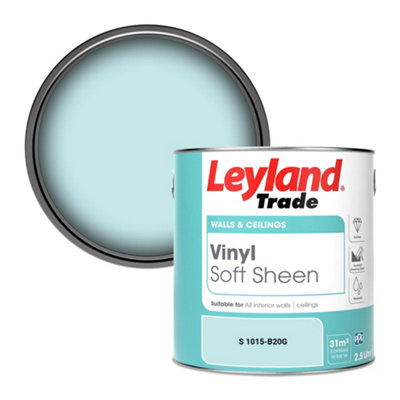 Leyland Trade Vinyl Soft Sheen Walls & Ceilings Emulsion Paint (S 1015-B20G)2.5L from B&Q