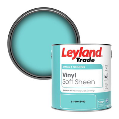 Leyland Trade Vinyl Soft Sheen Walls & Ceilings Emulsion Paint (S 1040-B40G)2.5L from B&Q