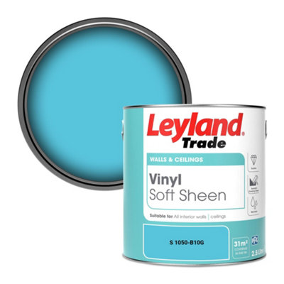 Leyland Trade Vinyl Soft Sheen Walls & Ceilings Emulsion Paint (S 1050-B10G)2.5L from B&Q