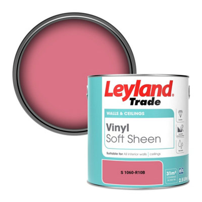 Leyland Trade Vinyl Soft Sheen Walls & Ceilings Emulsion Paint (S 1060-R10B)2.5L from B&Q