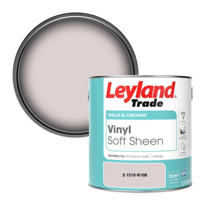 Leyland Trade Vinyl Soft Sheen Walls & Ceilings Emulsion Paint (S 1510-R10B)2.5L from B&Q