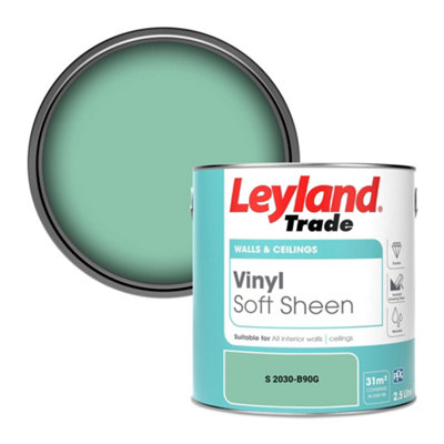 Leyland Trade Vinyl Soft Sheen Walls & Ceilings Emulsion Paint (S 2030-B90G)2.5L from B&Q
