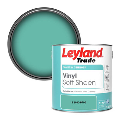 Leyland Trade Vinyl Soft Sheen Walls & Ceilings Emulsion Paint (S 2040-B70G)2.5L from B&Q