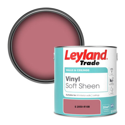 Leyland Trade Vinyl Soft Sheen Walls & Ceilings Emulsion Paint (S 2050-R10B)2.5L from B&Q