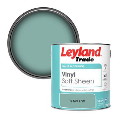 Leyland Trade Vinyl Soft Sheen Walls & Ceilings Emulsion Paint (S 3020-B70G)2.5L from B&Q