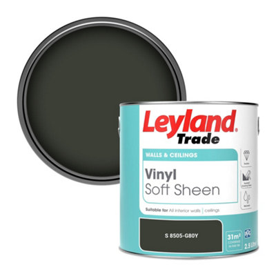 Leyland Trade Vinyl Soft Sheen Walls & Ceilings Emulsion Paint (S 8505-G80Y)2.5L from B&Q
