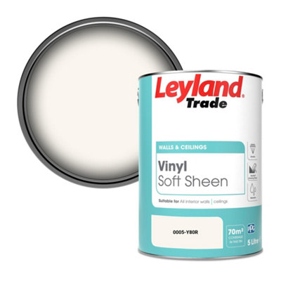 Leyland Trade Vinyl Soft Sheen Walls & Ceilings Emulsion Paint (0005-Y80R)5L from B&Q