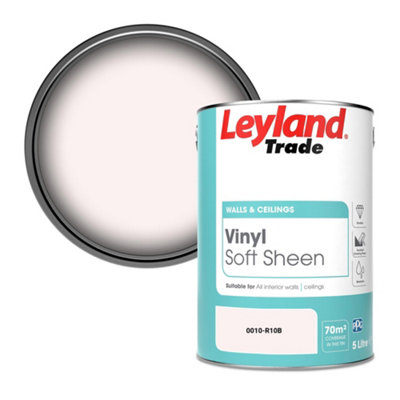 Leyland Trade Vinyl Soft Sheen Walls & Ceilings Emulsion Paint (0010-R10B)5L from B&Q